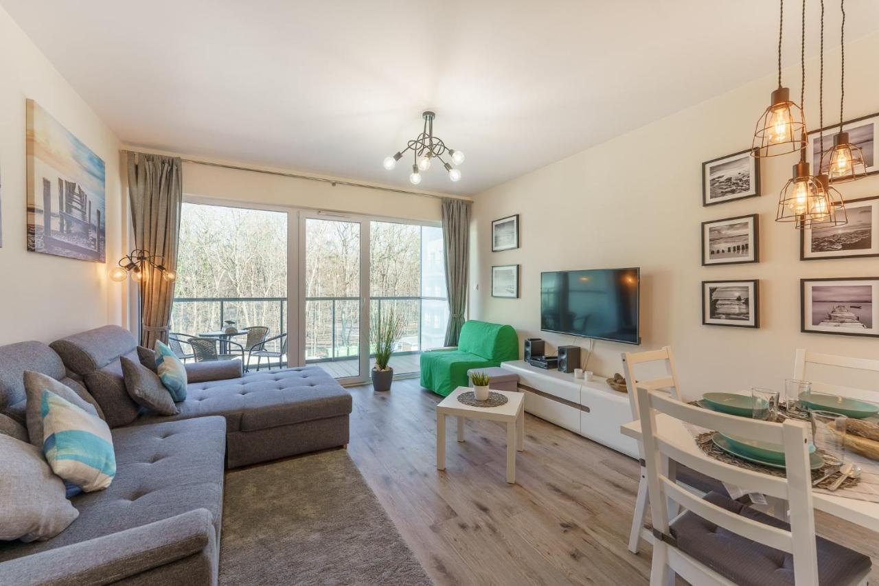 Ustronie Apartments 20 M Do Plazy Устроне Морске Екстериор снимка