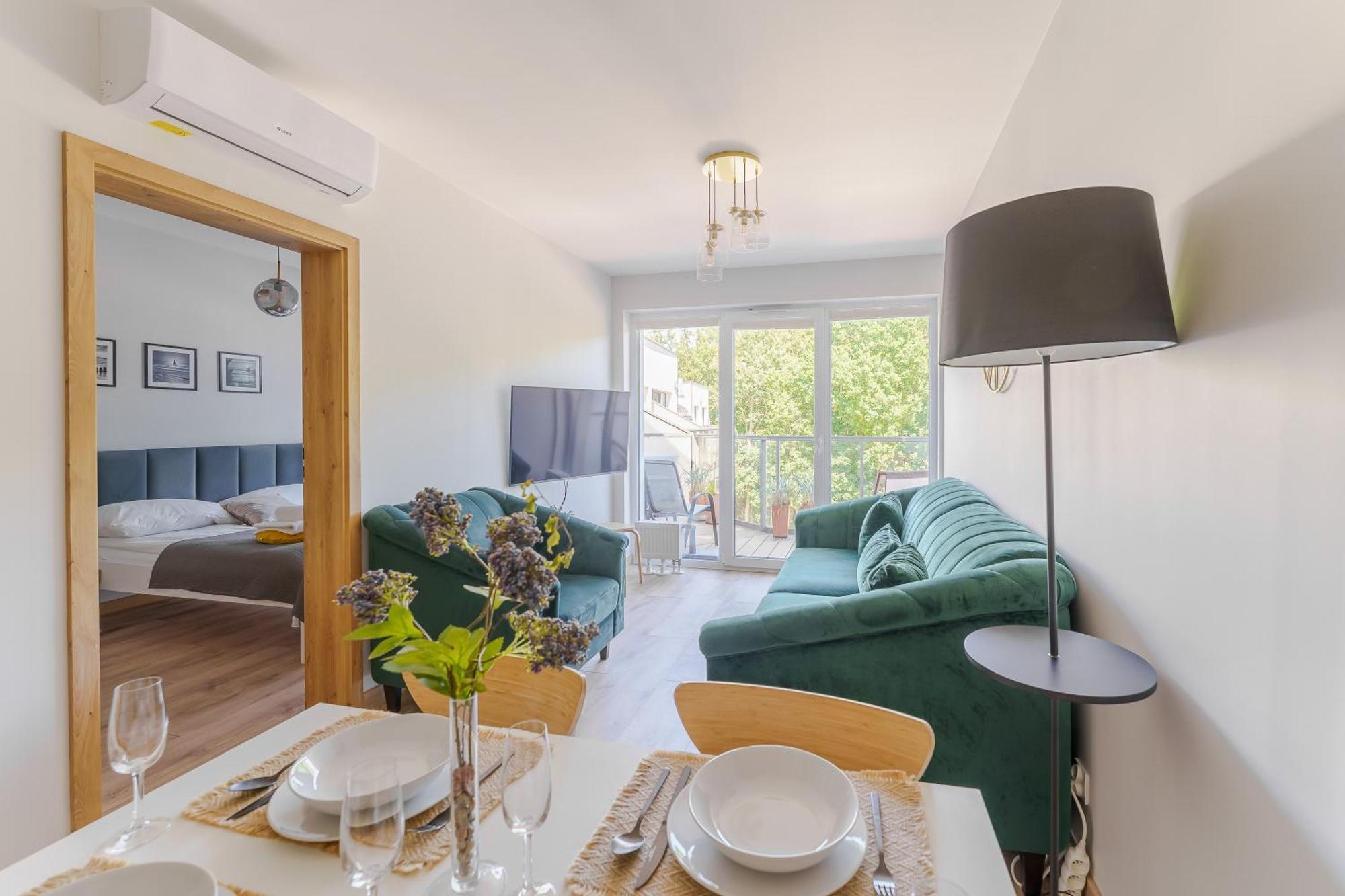 Ustronie Apartments 20 M Do Plazy Устроне Морске Екстериор снимка